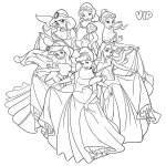 coloriage Disney pour enfant de 4 ans