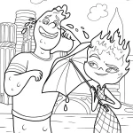 a imprimer coloriage Elemental gratuit