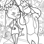 coloriage Elemental pour enfant de 6 ans