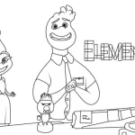 coloriage Elemental à imprimer gratuitement