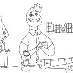coloriage Elemental et dessin a imprimer
