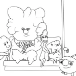 coloriage Elemental à imprimer pour enfant de 2 ans