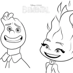 coloriage Elemental à imprimer pdf gratuit