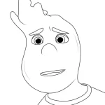 coloriage Elemental à imprimer pour enfant de 9 ans