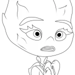 coloriage Elemental pour enfant a imprimer gratuit