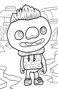 coloriage Elemental a colorier en ligne gratuitement