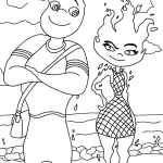 coloriage Elemental gratuit à imprimer