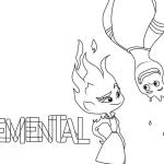 coloriage Elemental d
