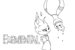 coloriage Elemental d