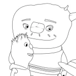 coloriage Elemental à imprimer pour enfant de 3 ans