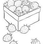 coloriage Fraise à imprimer gratuit