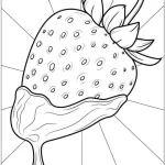 coloriage Fraise a colorier en ligne