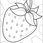 coloriage Fraise a imprimer