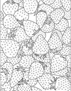 coloriage Fraise d
