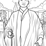 coloriage Harry Potter d