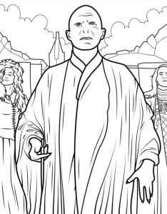 coloriage Harry Potter d