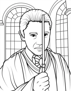 coloriage Harry Potter gratuit à imprimer