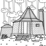 image de coloriage Harry Potter pour enfant