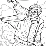 a imprimer coloriage Harry Potter gratuit