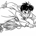 coloriage Harry Potter a dessiner en ligne