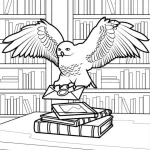 coloriage Harry Potter a imprimer pour enfant de 4 ans