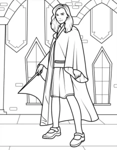 coloriage Harry Potter gratuit en ligne