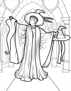 coloriage Harry Potter gratuit en ligne