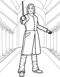 a imprimer coloriage Harry Potter gratuit