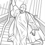 coloriage Harry Potter et apprentissage
