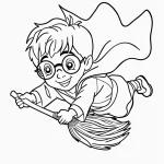 coloriage Harry Potter pour enfant
