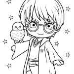 coloriage Harry Potter pour enfants a imprimer gratuit