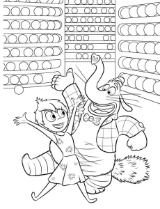 coloriage Inside Out pour enfant a imprimer gratuit