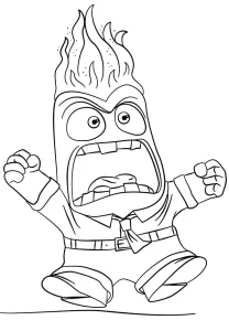 coloriage Inside Out à imprimer gratuit