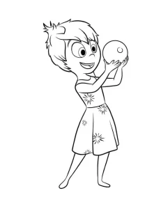 coloriage Inside Out a imprimer gratuit