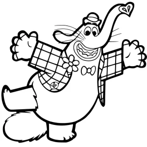 coloriage Inside Out à imprimer pdf gratuit