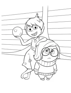 coloriage Inside Out gratuit a imprimer