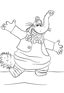 coloriage Inside Out à imprimer pdf gratuit