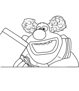 coloriage Inside Out à imprimer pour enfant de 3 ans