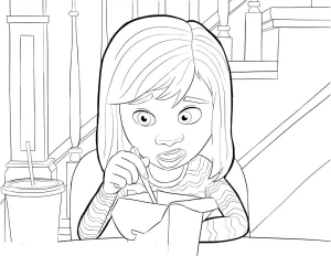 coloriage Inside Out à imprimer a4