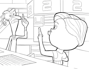 coloriage Inside Out a imprimer gratuitement