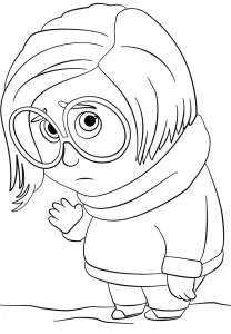 image de coloriage Inside Out pour enfant