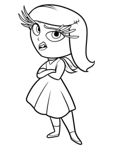 image de coloriage Inside Out pour enfant