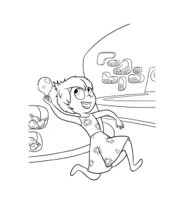 coloriage Inside Out pour enfant