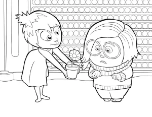 coloriage Inside Out gratuit en ligne