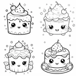 coloriage Kawaii Nourriture gratuit en ligne