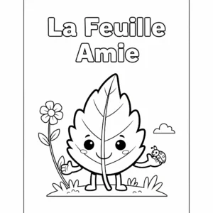 coloriage La Feuille Amie en ligne pour enfant