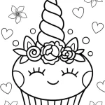 coloriage Licorne pour enfant de 2 ans