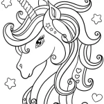 coloriage Licorne à imprimer pour enfant de 12 ans