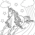 coloriage Licorne a imprimer gratuitement