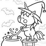 coloriage Licorne à imprimer gratuitement pdf